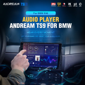 9 inch Android 13 DTS pure digital amplifier suitable for BMW 5 Series E46 GPS carplay multimedia player