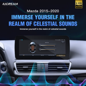10.25” Android 13 With Optical/Coaxial Outputs and Built-in DSP Single/Dual System – Mazda Hi-Fi Sound Quality Head Unit