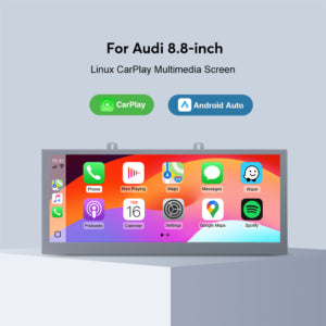 8.8 Inch Wireless CarPlay Android Auto Touch Screen Upgrade for Audi A4L A5 S4 S5 RS4 RS5 Q5 2009-2018