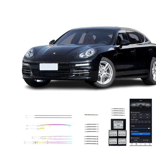 10 16 Palamela Vente Directe Usine Lumière Ambiante Intérieure Voiture Led 20 Lumières Pour Porsche 10 16 Palamela