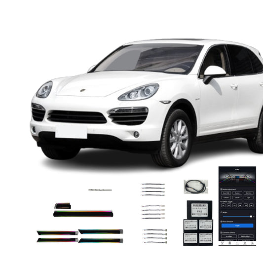 Lumière Dambiance Intérieure Colorée De Haute Qualité Pour Porsche Cayenne 10-17 Avec 20 Lumières Vente Directe Dusine