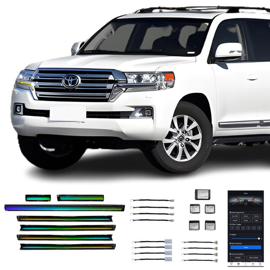 10-21 Landcruiser Factory Direct Sales Ambient Light Car Interior Dynamic Shadow Magic Color 19 Lights for Toyota Landcruiser