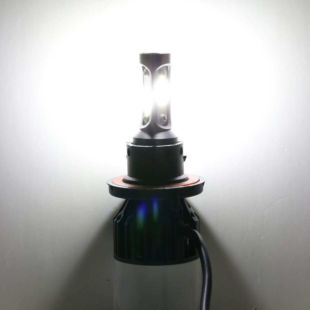 T5 Series Fan Cooling 50W 5000LM LED Light Bulbs High Low Beam Conversion Kit