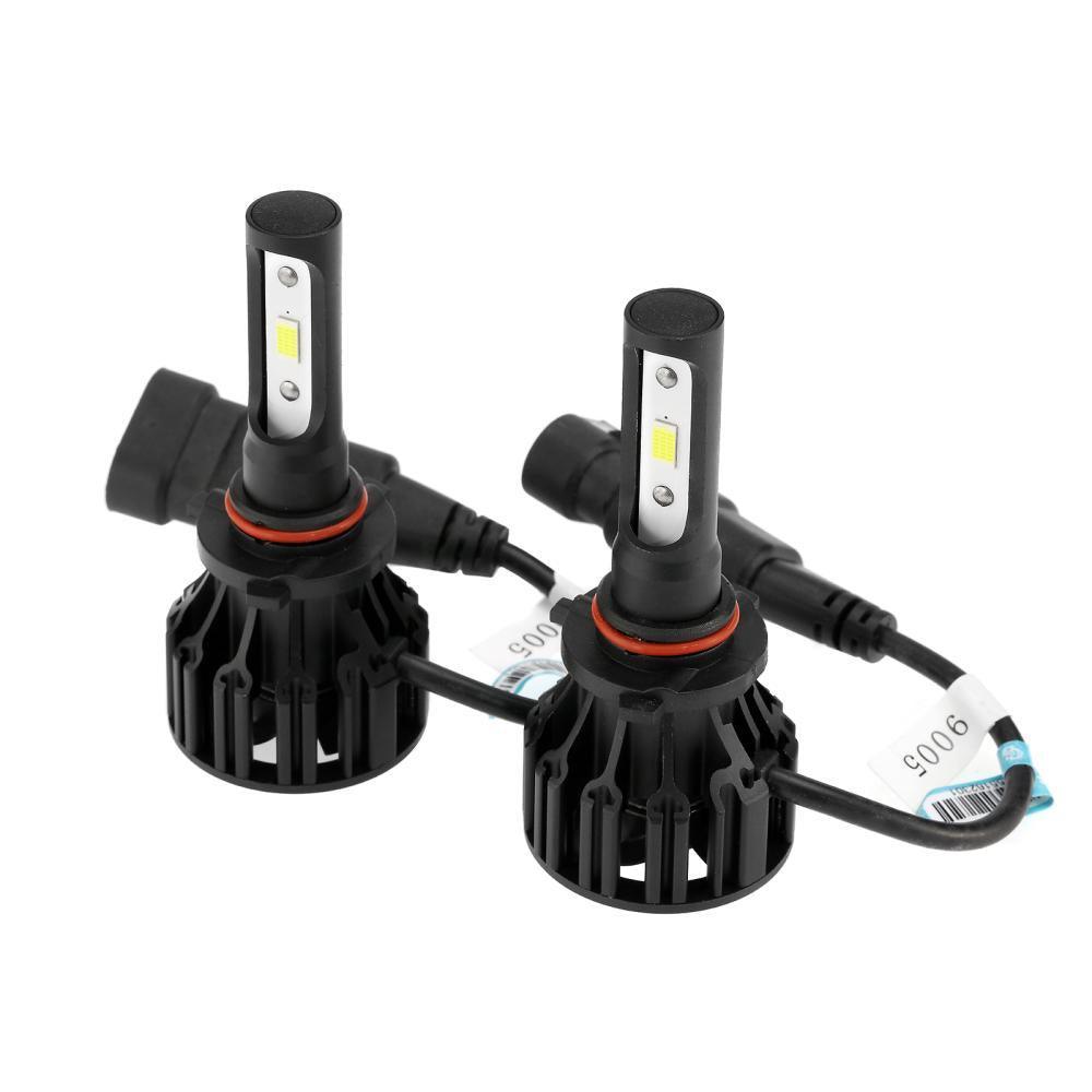 T5 Series Fan Cooling 50W 5000LM LED Light Bulbs High Low Beam Conversion Kit