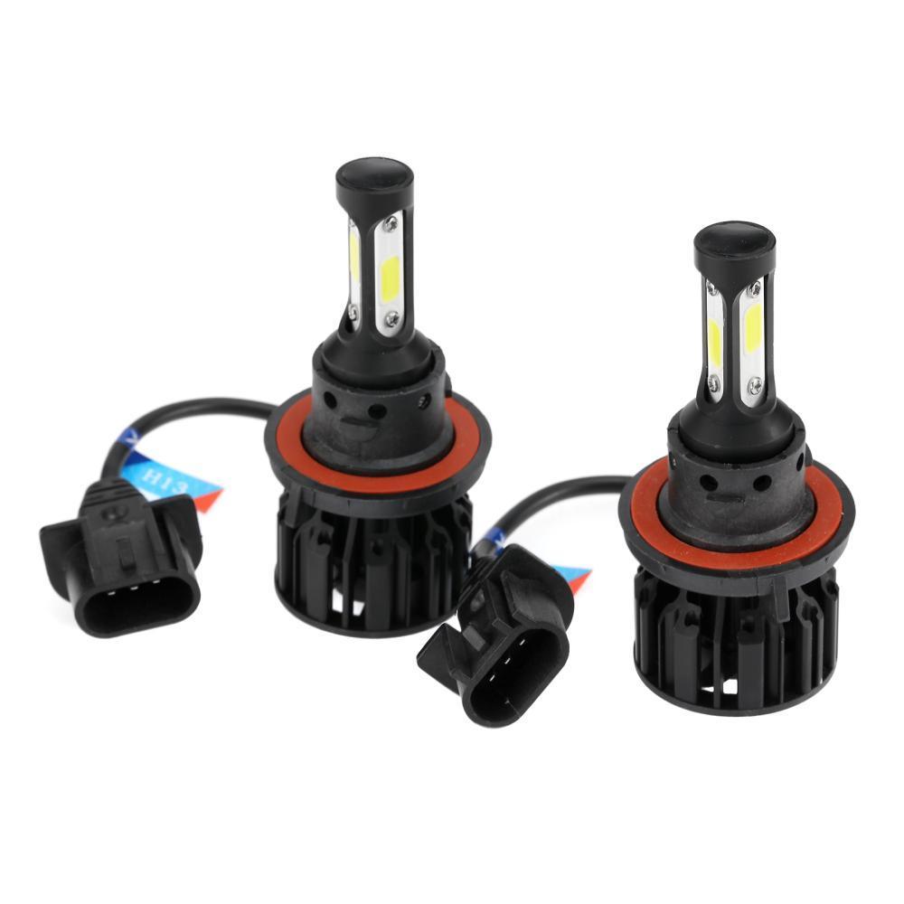 T5 Series Fan Cooling 50W 5000LM LED Light Bulbs High Low Beam Conversion Kit