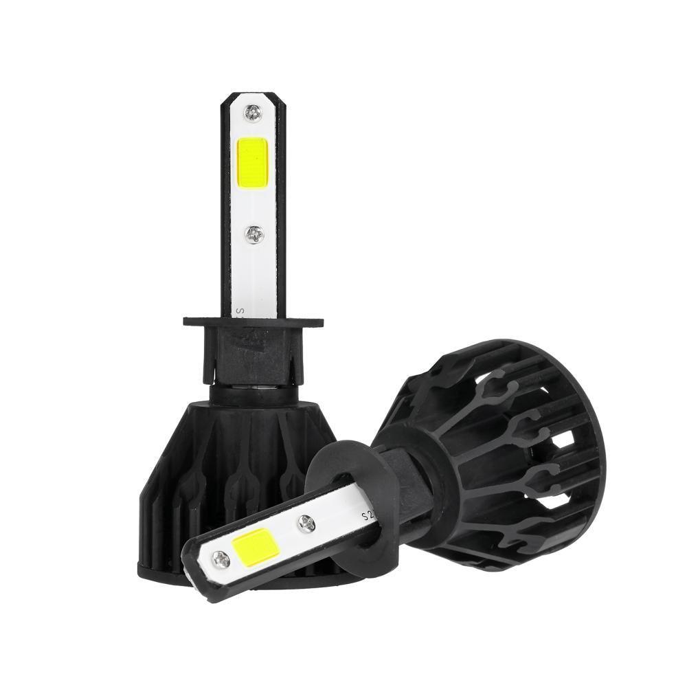 T5 Series Fan Cooling 50W 5000LM LED Light Bulbs High Low Beam Conversion Kit