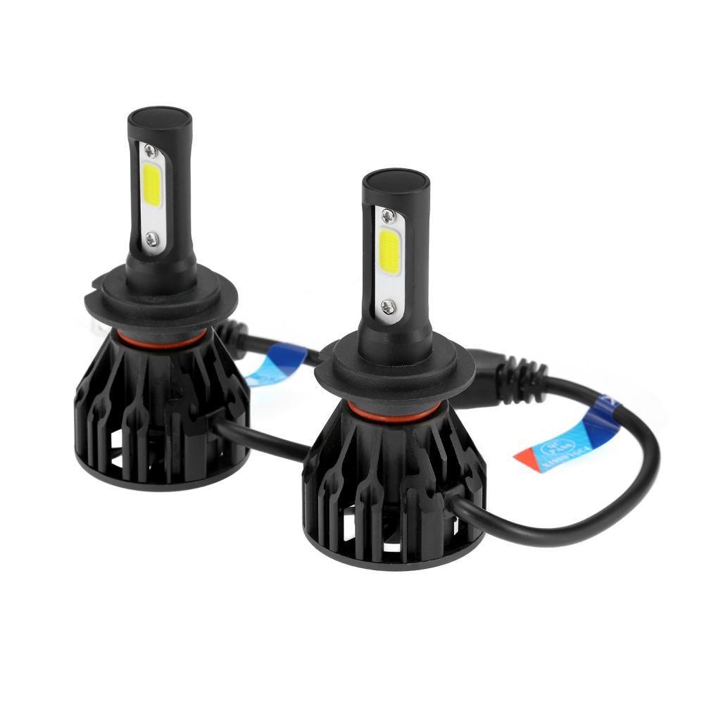 T5 Series Fan Cooling 50W 5000LM LED Light Bulbs High Low Beam Conversion Kit