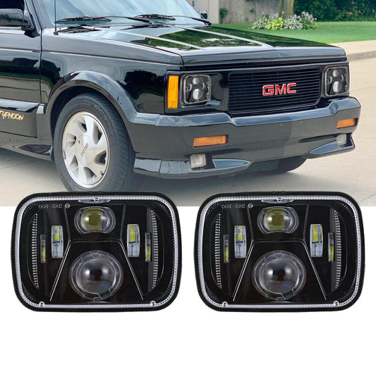 (2pcs/set) 110W 7x6 LED light Headlights for GMC