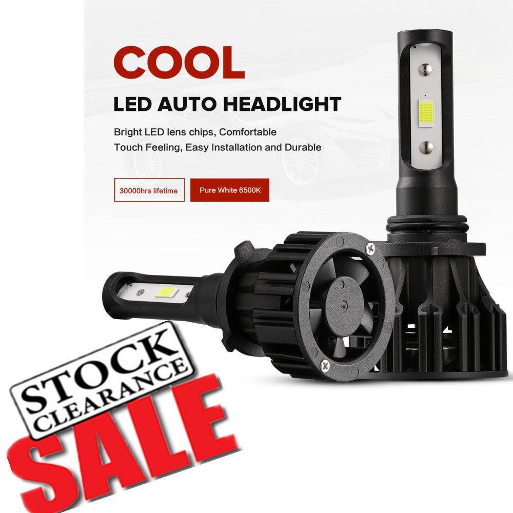 T5 Series Fan Cooling 50W 5000LM LED Light Bulbs High Low Beam Conversion Kit