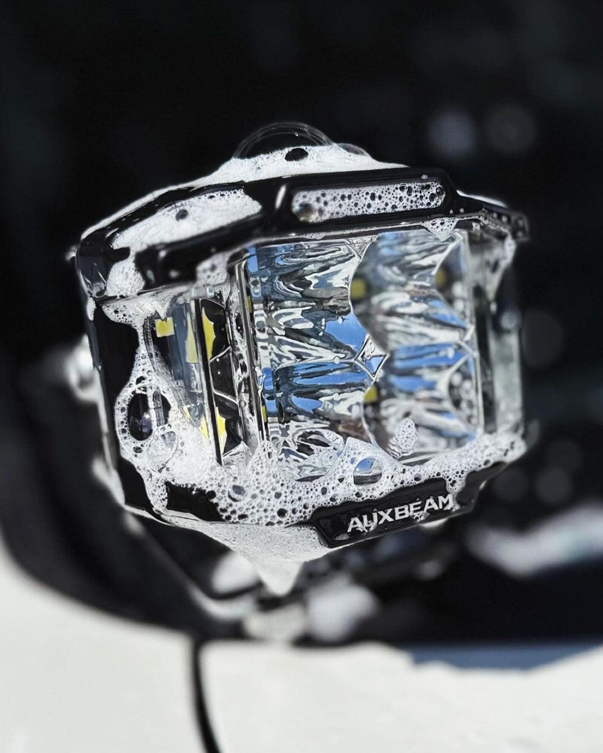 V-MAX Series | 4 Inch 92W 8960LM Combo Beam Side Shooter LED Round Pod Lights with Amber DRL - Auxbeam  – éclairage LED auto