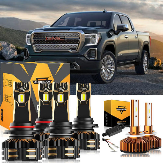 For 2000-2002 GMC Sierra 1500 9005 9006 LED Headlight Bulbs Bundle - Auxbeam  – éclairage LED auto