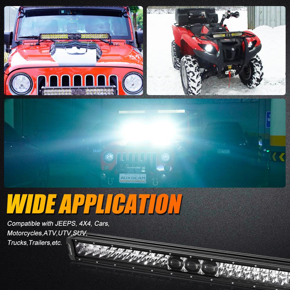 NEW 32 Inch 5D-PRO Series 33000LM Spot Beam Off Road Led Light Bar