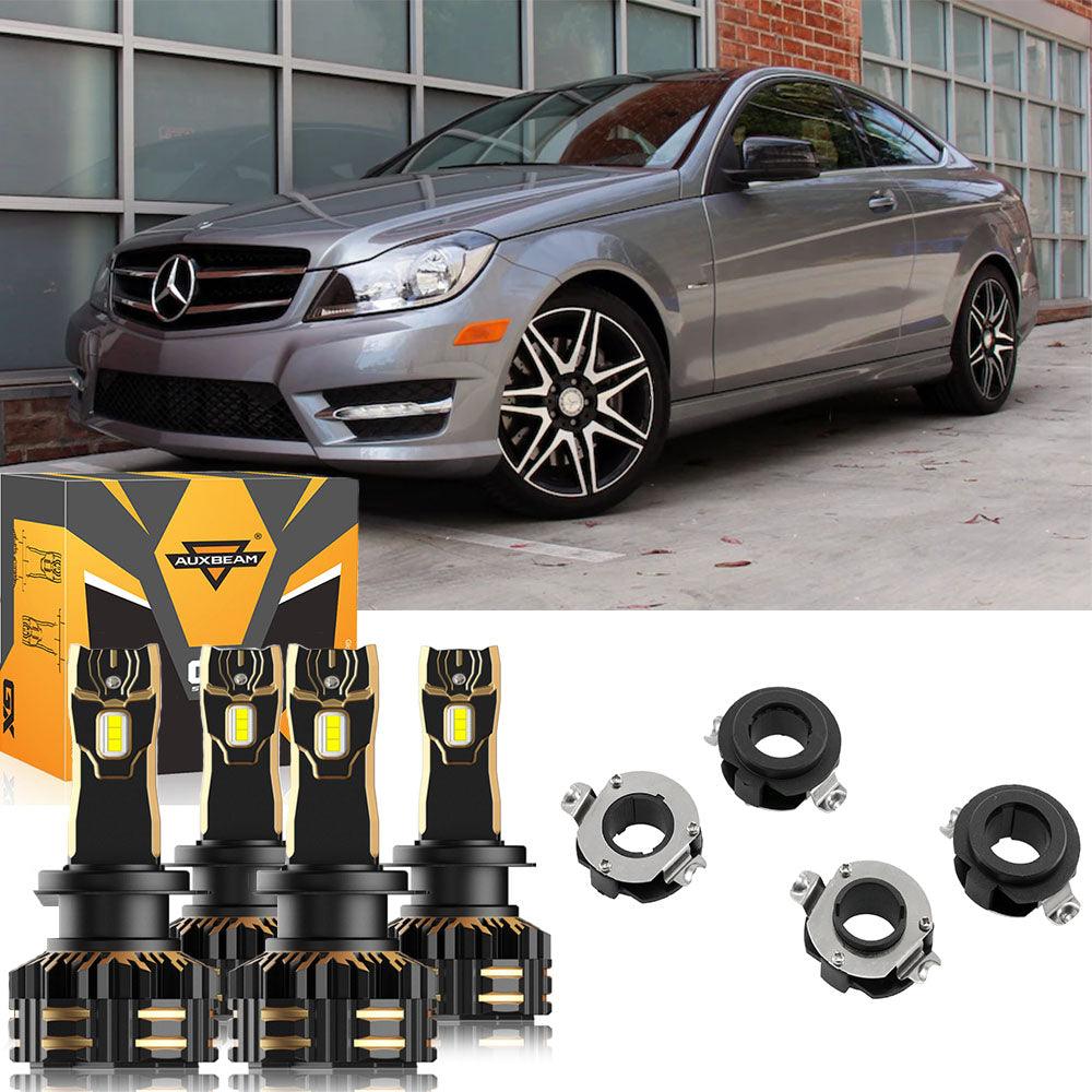 For 2013-2015 Mercedes Benz GL450 H7 LED Headlight Bulbs Bundle - Auxbeam  – éclairage LED auto