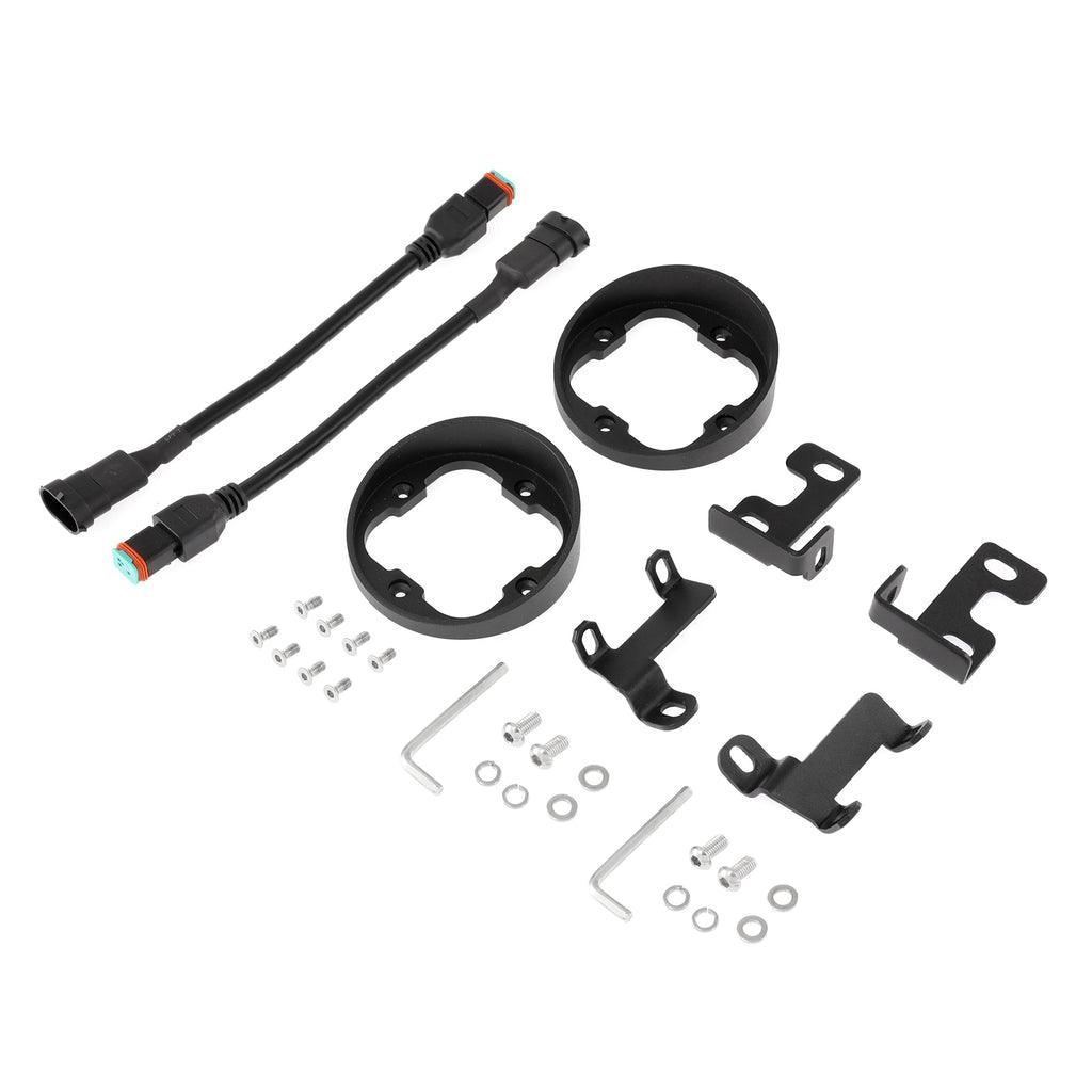 طقم مصابيح ضباب LED مقاس 3 بوصات، 80 واط، 9600 لومن، شعاع أبيض/أصفر، لسيارة تويوتا تاكوما (2012-2022)، وتويوتا فور رانر (2010-2022)، وتويوتا تندرا (2014-2022). 