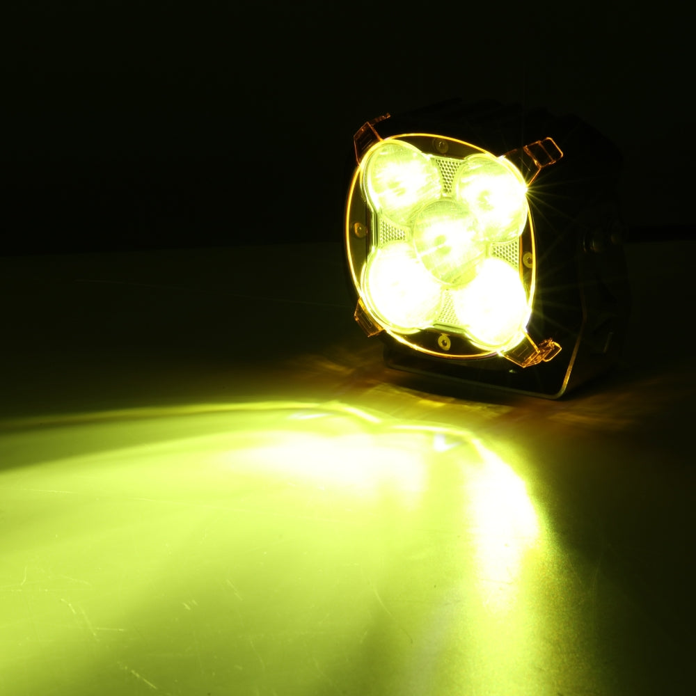 XP-ULTRA Series 4.5 Inch Spot Beam LED Pod Lights Off Road Lights with Amber Backlight