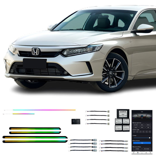 Lumière Ambiante Intérieure Voiture 15-24 Odyssey ELYSION 18 Lampes Couleur Magique Dynamique Honda Odyssey ELYSION