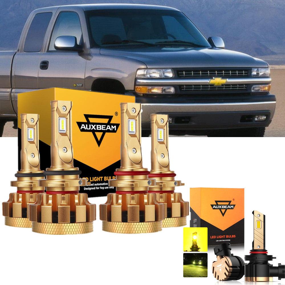 For 2003-2006 Chevrolet Silverado 1500 F-16 Plus Series Built-in Canbus Automotive Grade 14000LM LED Light Bulbs High Low Beam Bundle - Auxbeam  – éclairage LED auto