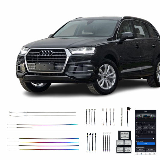 16-19 Q7 Version LED 24 Lumières Fabricants Vente Lumière Ambiante Modification Intérieur Voiture