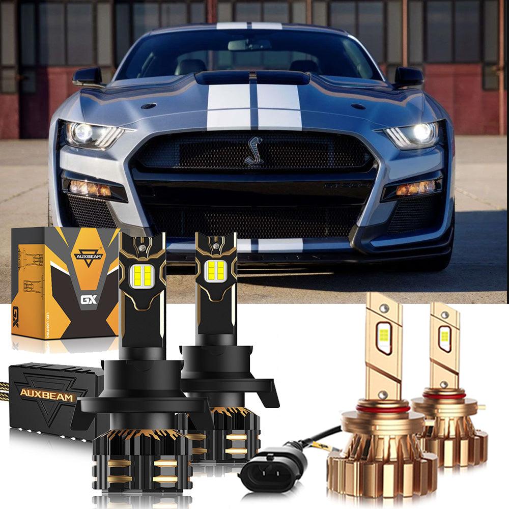 For 2007 Ford Mustang Shelby GT H13 LED Headlight Bulbs - Auxbeam  – éclairage LED auto