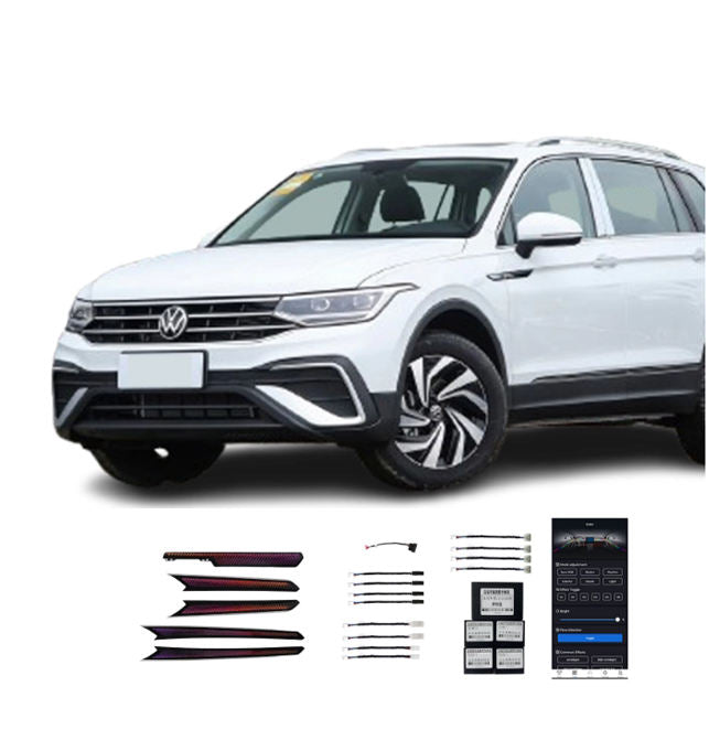 Vente Directe Usine Ambiance Lumineuse Intérieur Voiture Haute Qualité 17 Lumières Magiques Pour Volkswagen Tiguan 17-21