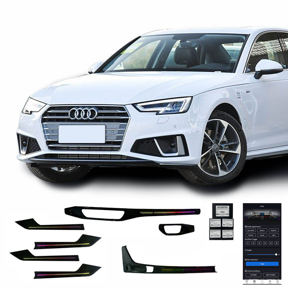 17-24 A4L Factory Sales High Quality Ambient Light Car Interior Led 26 Lights Dynamic Shadow Magic Color 7 Lights for Audi A4L
