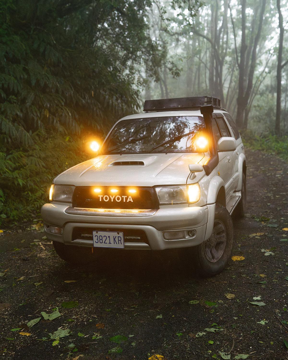 CUBE-Z Series 4 Inch Spot LED Pod Lights Off Road Lights with White DRL & Amber Turn Signal Lights - Auxbeam  – éclairage LED auto