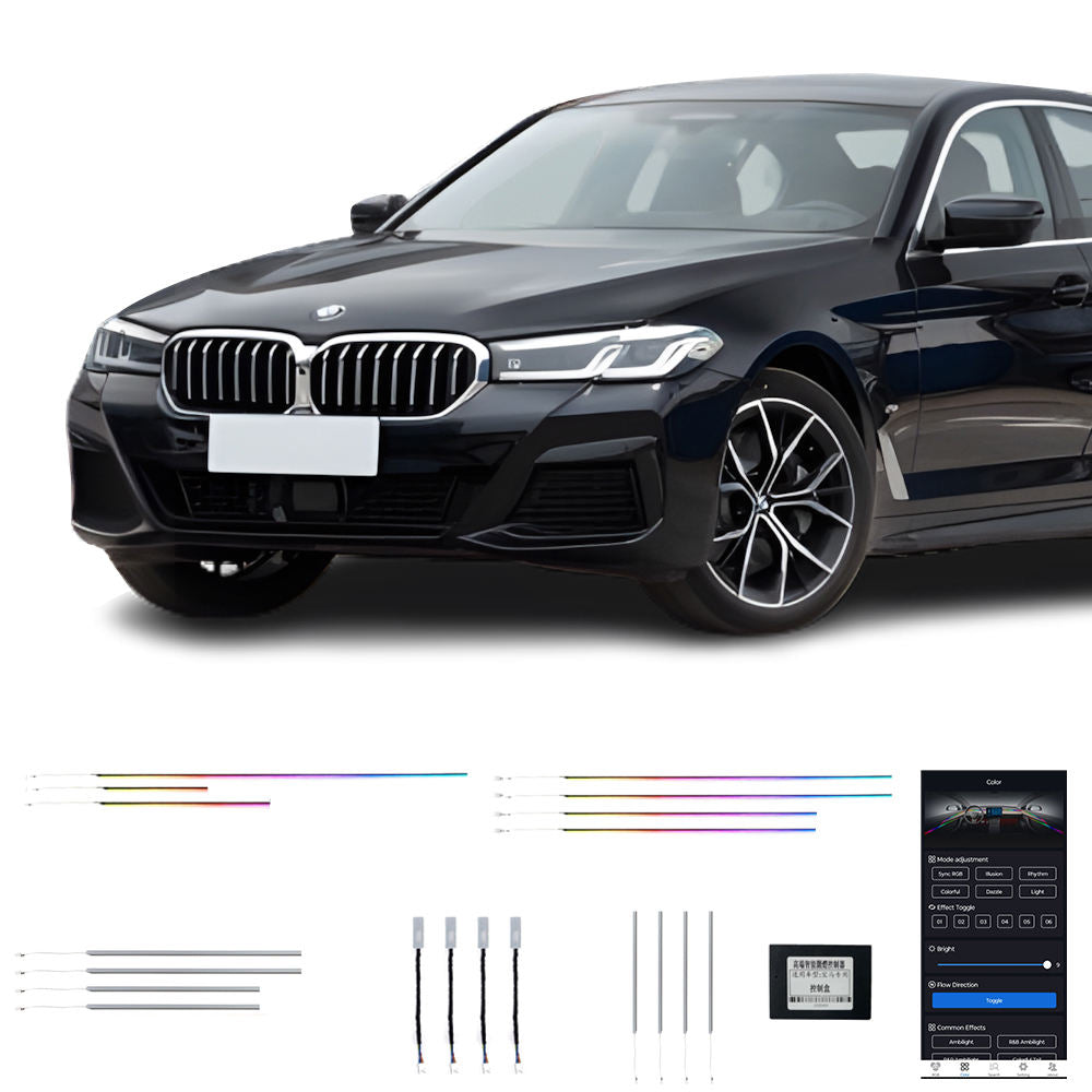 18-23 Bmw 5 Factory Direct Sales of High Quality Ambient Light Car Interior Led Magic Color 19 Lights for Bmw 5 Series G38 G30