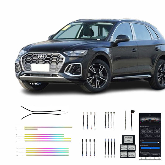 Fournitures De Décoration Intérieure 18 24 Q5L 24 Lumières Pour Modification Éclairage Ambiant Intérieur De Voiture