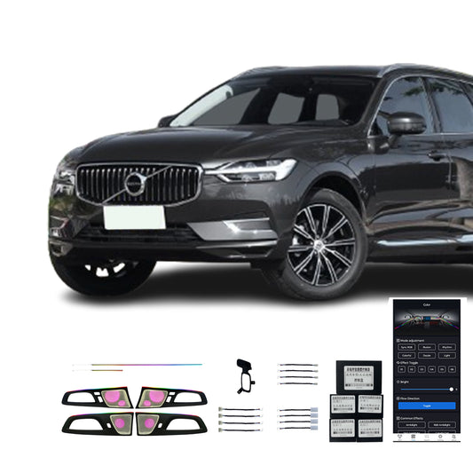 18 24 XC60 Vente Directe Usine Éclairage Ambiant Intérieur Voiture Pièces Décoratives 22 Lampes Pour Volvo 18 24 XC60