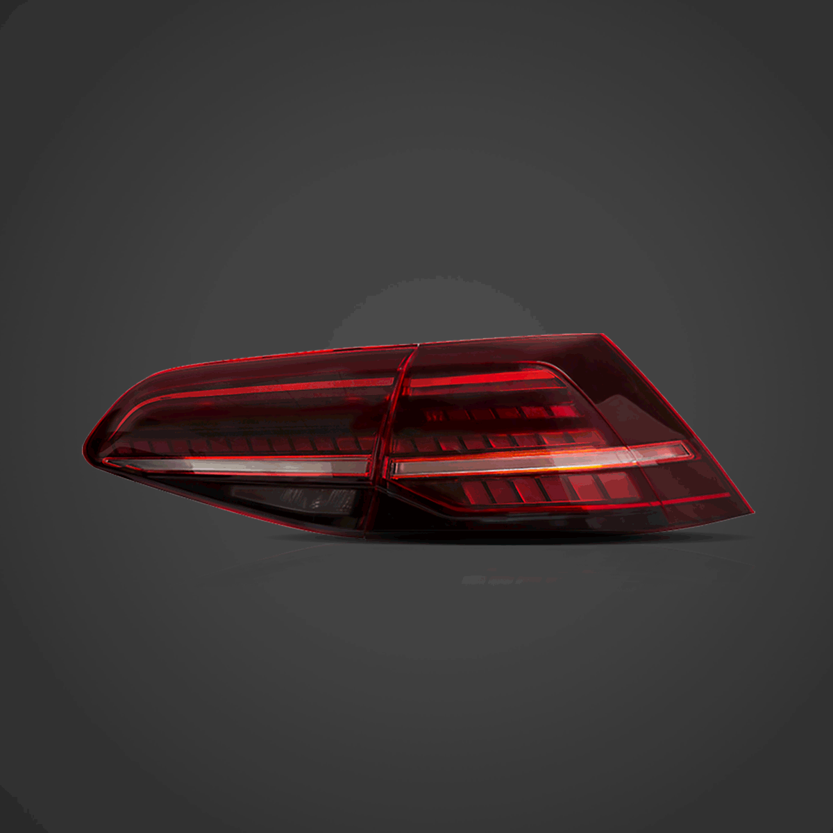 LED Tail Light Assembly With Sequential Turn Signal For 2013-2021 Volkswagen Golf MK7 MK7.5 Hatchback