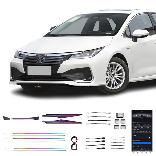 19-23 Avalon Factory Direct Sales of High Quality Ambient Light Car Interior Silk Road Magic Color 23 Lights for Toyota Avalon