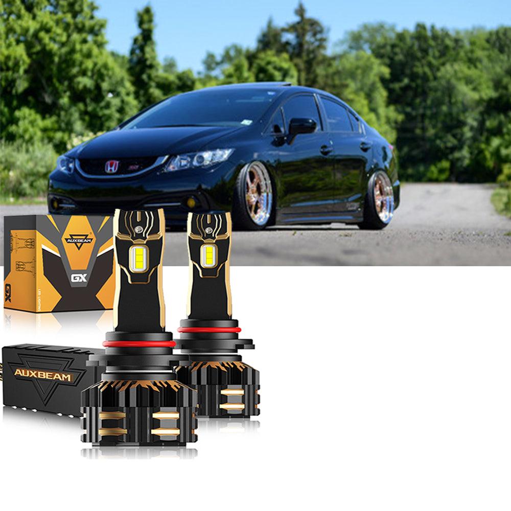 For 2014-2015 Honda Civic 9005 H11 9006 LED Headlight Bulbs Bundle - Auxbeam  – éclairage LED auto