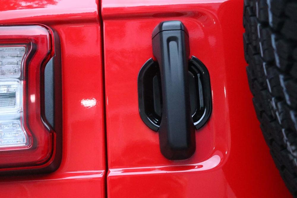 (5 قطع/مجموعة) غطاء حماية مقبض الباب الخارجي، غطاء حماية تجويف مقبض الباب لسيارة جيب رانجلر JL 2018-2022 