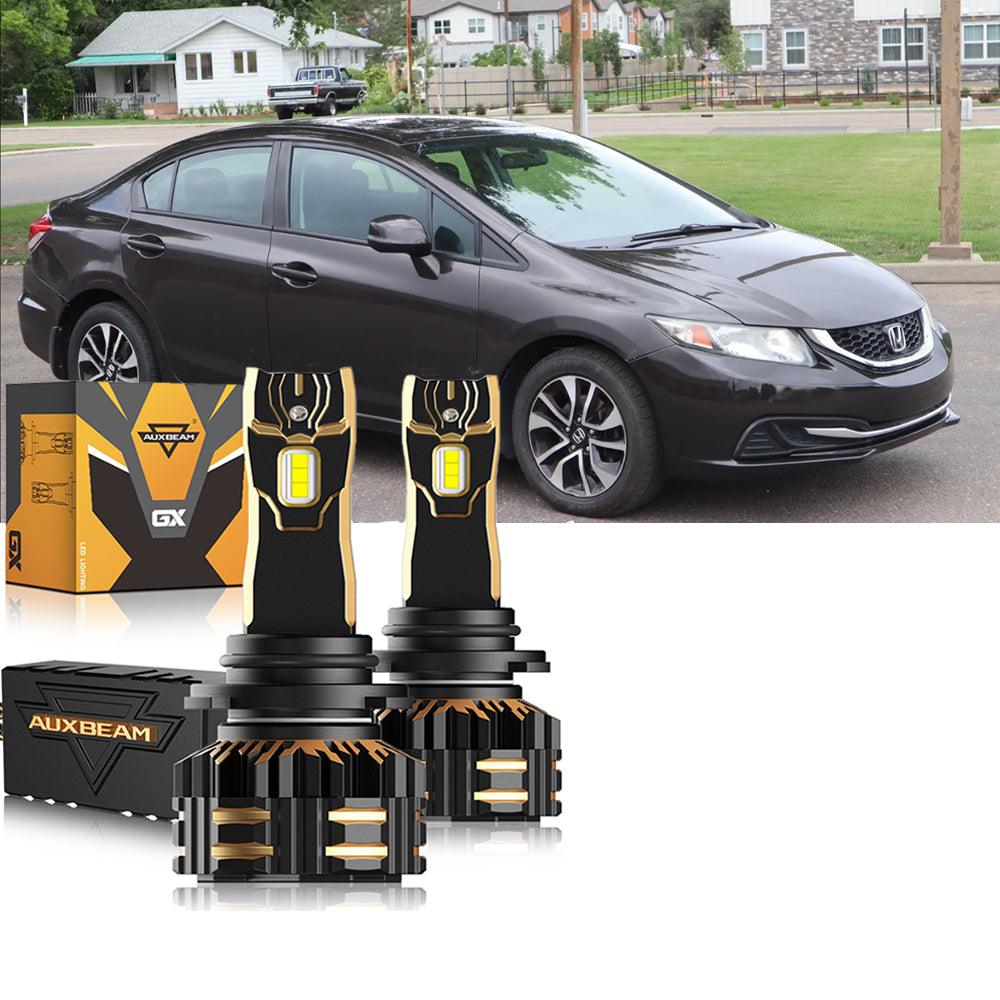 For 2006-2013 Honda Civic 9005 9006 LED Headlight Bulbs Bundle - Auxbeam  – éclairage LED auto