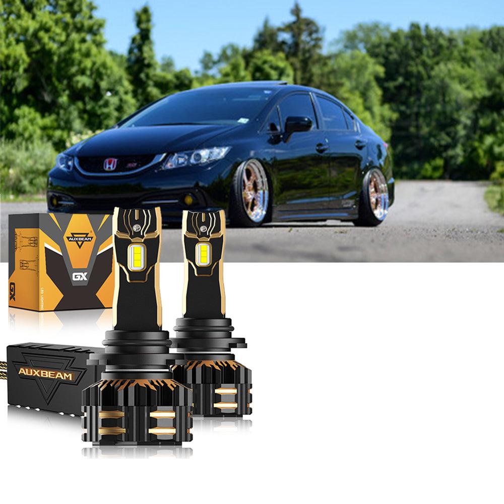 For 2014-2015 Honda Civic 9005 H11 9006 LED Headlight Bulbs Bundle - Auxbeam  – éclairage LED auto