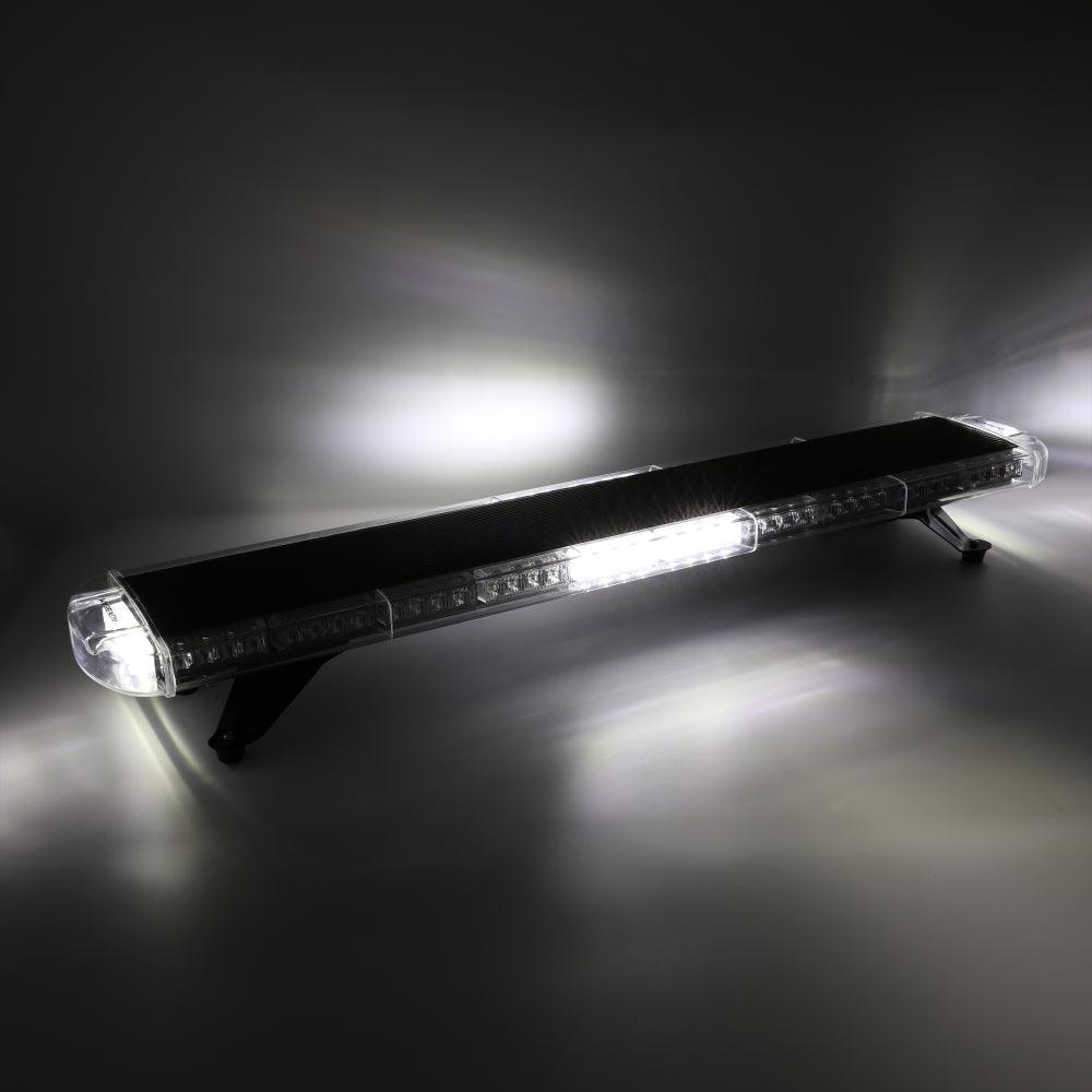 47 Inch Rooftop Strobe Flashing Light Bar with Mounting Brackets 20 Flashing Modes Emergency Safety Warning Caution Beacon Lights