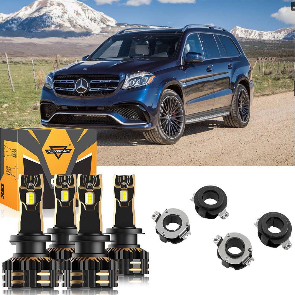 For 2017-2019 Mercedes Benz GLS450 H7 LED Headlight Bulbs - Auxbeam  – éclairage LED auto