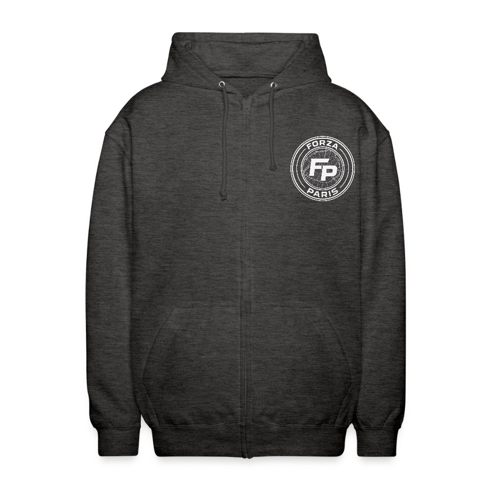 Veste à capuche unisexe - charbon