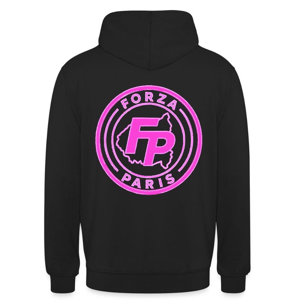 Sweat-shirt à capuche unisexe - noir