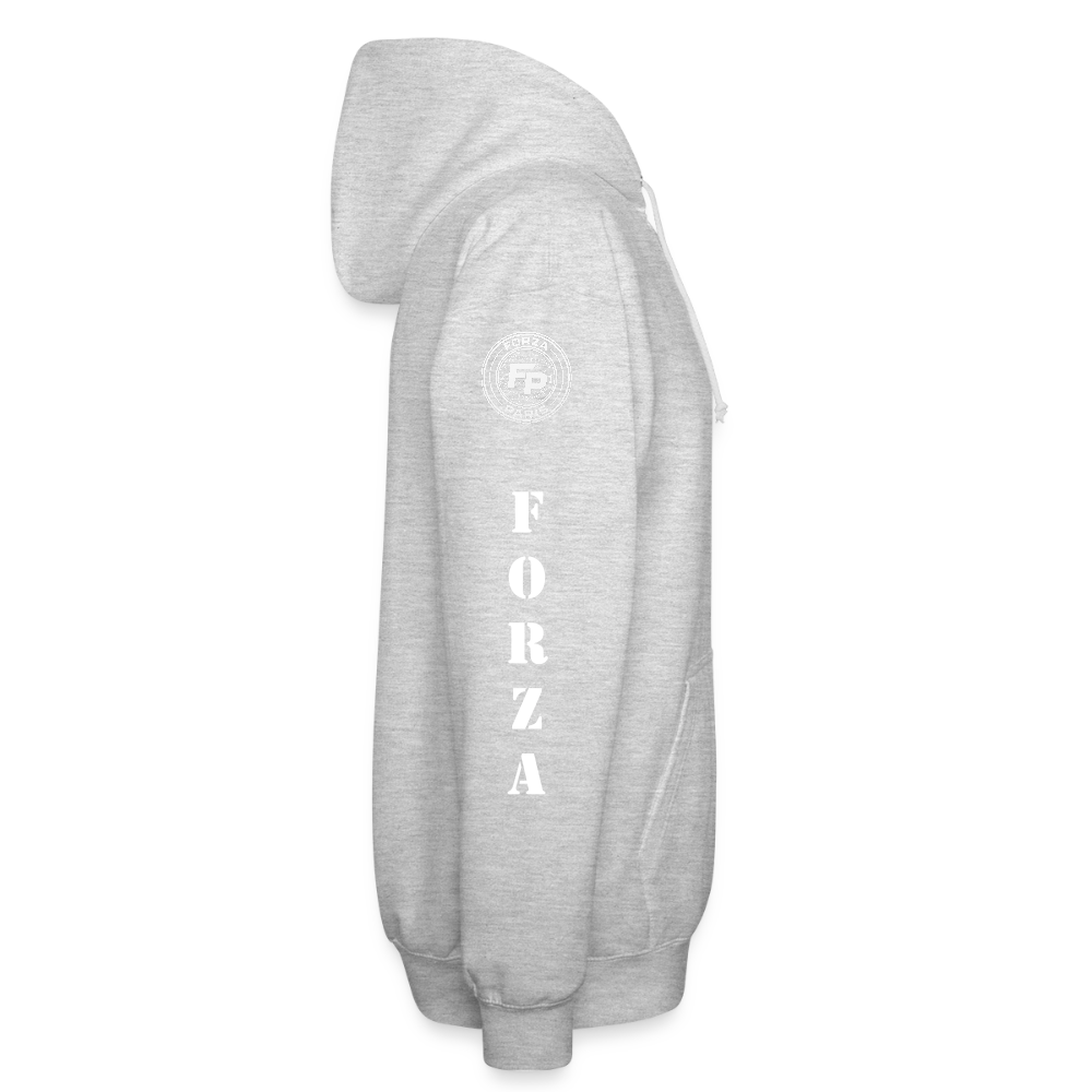 Veste à capuche unisexe - gris clair chiné