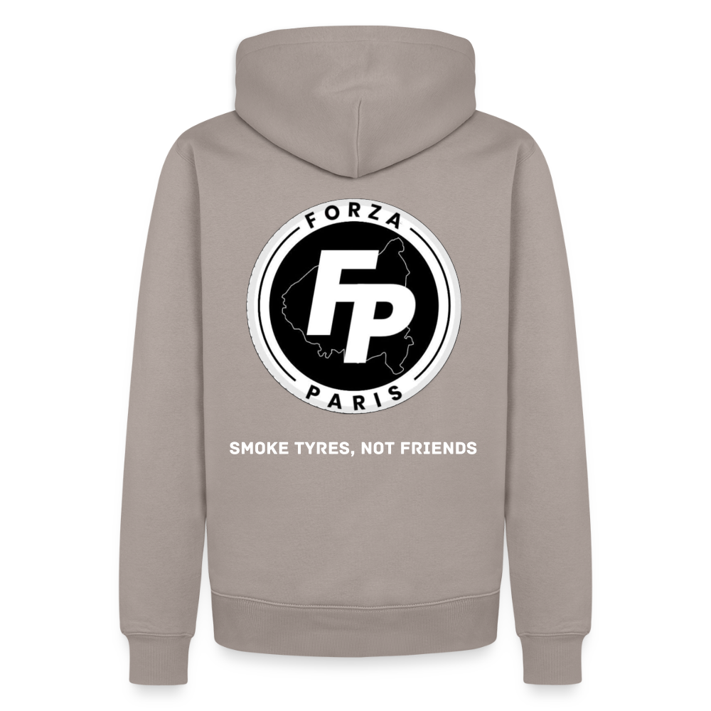 Sweat-shirt à capuche Premium pour hommes - taupe