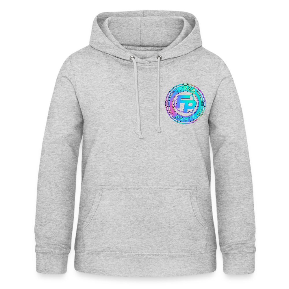 Sweat à capuche Femme - gris clair chiné