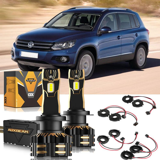 For 2011-2016 Volkswagen Tiguan Facelift H7 LED Headlight Bulbs - Auxbeam  – éclairage LED auto