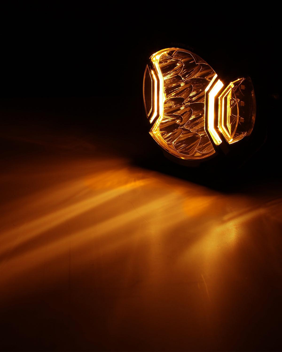 V-ULTRA Series 6/8 Pcs 5 Inch 172W LED Side Shooter Amber DRL with Power Harness - Auxbeam  – éclairage LED auto