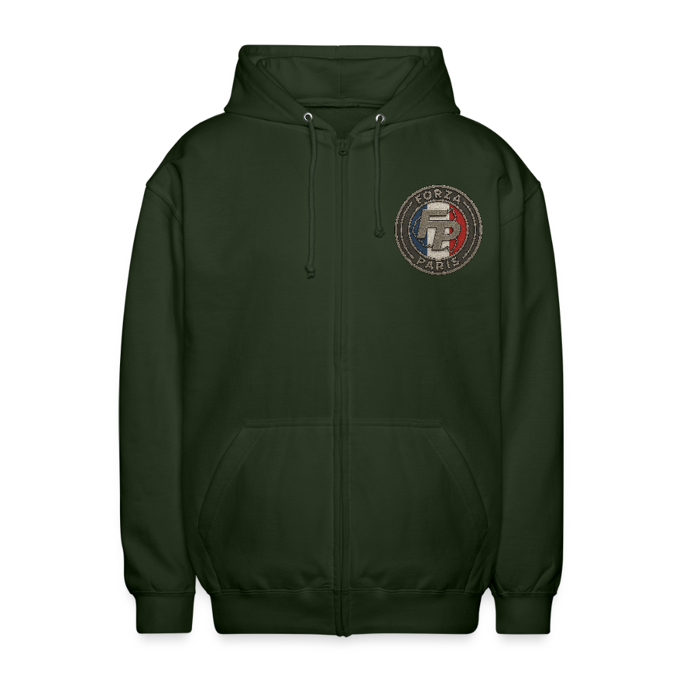 Veste à capuche unisexe - vert forêt