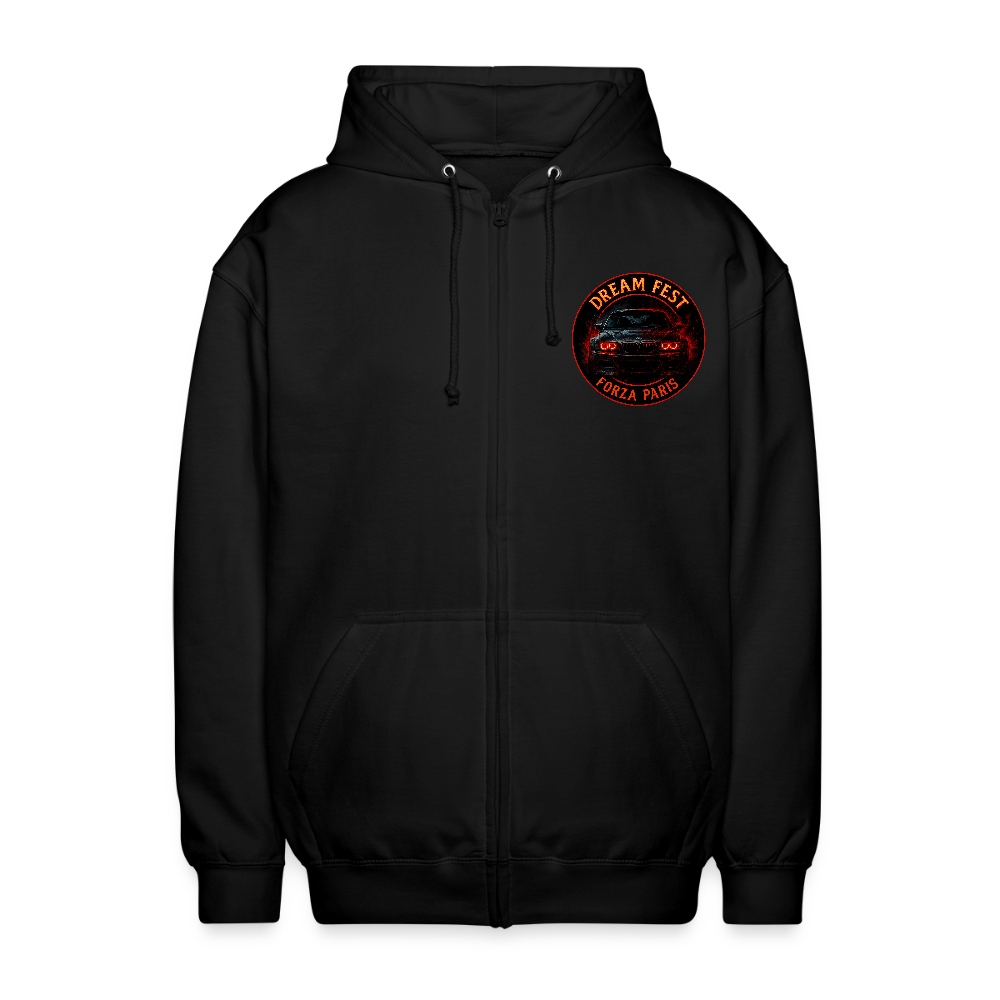 Veste à capuche unisexe - noir