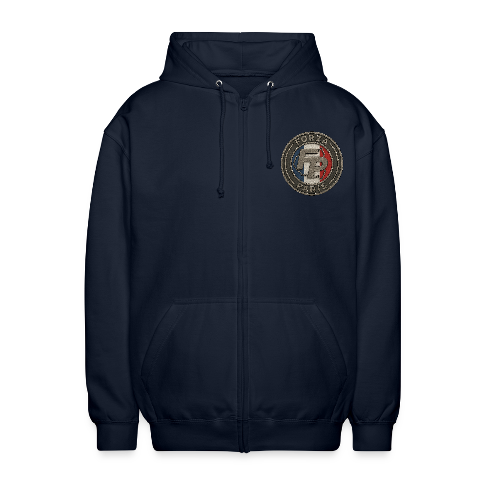 Veste à capuche unisexe - marine