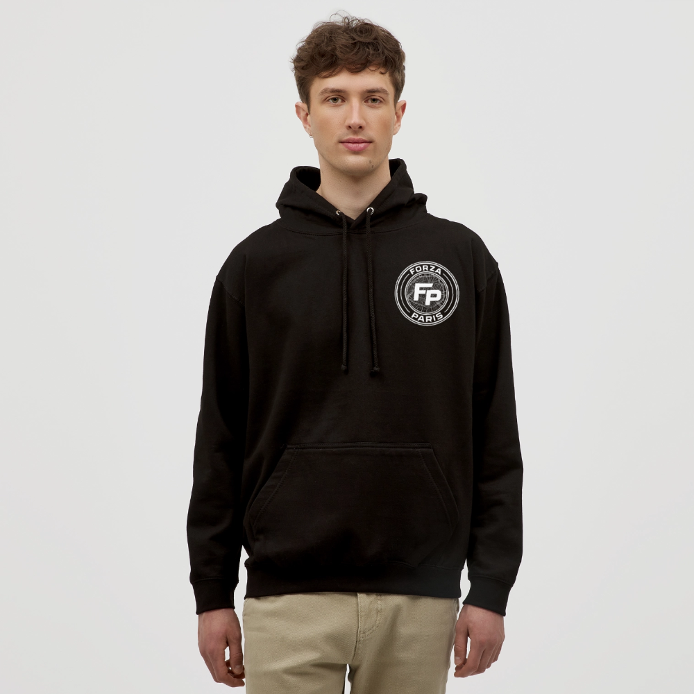 Sweat-shirt à capuche unisexe - noir