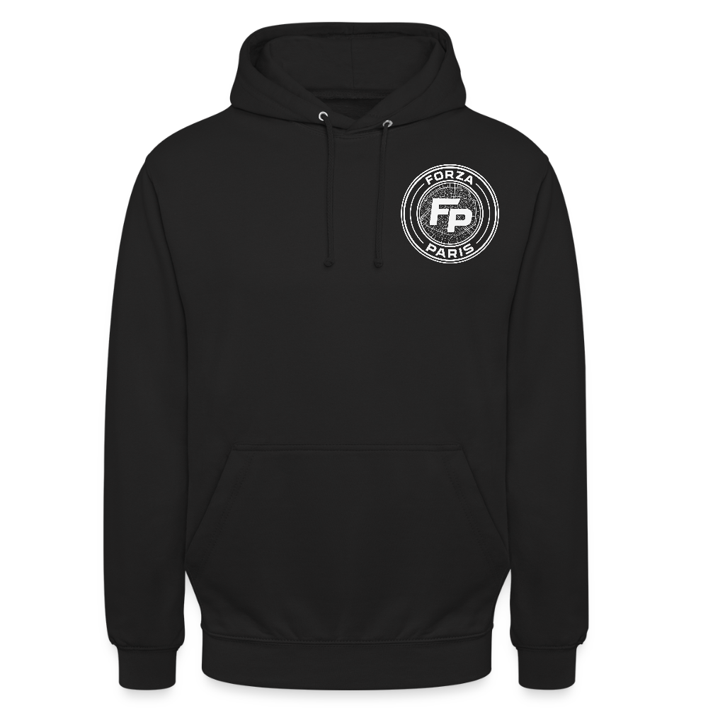 Sweat-shirt à capuche unisexe - noir