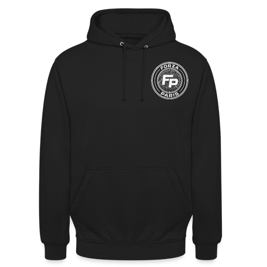 Sweat-shirt à capuche unisexe - noir